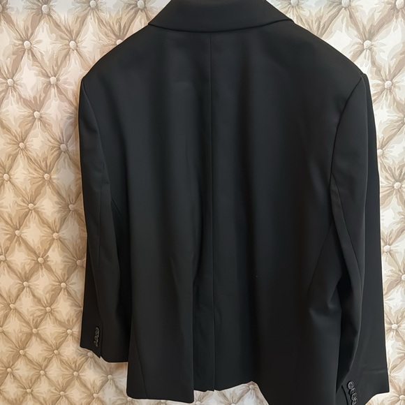 NWT Coach women’s XL Black Blazer with gold buttons inside lined w/Coach print - Picture 6 of 8
